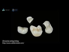 Infisso di zirconia trasparente per una resistenza all'usura e alle macchie duratura